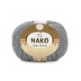 Nako Pure Wool 3,5 Saf Yün El Örgü İpliği 50 gr 194 Gri