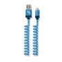 A metal spiral Charging Cable Data iPhone petrix tip PFK800S