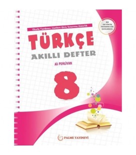 Palme Yayıncılık 8. Sınıf Türkçe Akıllı Defter
