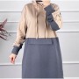 Alanur Moda Garnili Takım Gri 01300