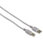 Gray Hama USB connection cable, 2.5 m 34674