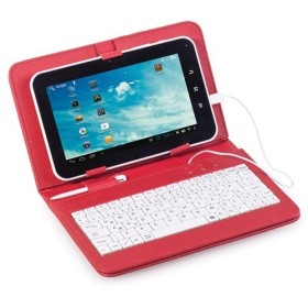 Eye-q EQ-KBCOV7RED 7" Tablet Turkish Keyboard Case Cover Red