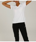 Kinetix Sn228 Basıc Pes V Neck T- Beyaz Kadın T-shirt