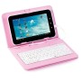 Eye-q EQ-KBCOV7PNK 7" Tablet Turkish Keyboard Case Cover Pink