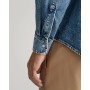 GANT Erkek Mavi Oversize Fit Klasik Yaka Denim Gömlek 3230096 981