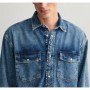 GANT Erkek Mavi Oversize Fit Klasik Yaka Denim Gömlek 3230096 981