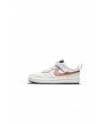 Nike Beyaz Unisex Çocuk Ayakkabısı - Court Borough Low 2  BQ5451-116