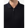 Süvari Polo Yaka Armürlü Lacivert Erkek Kazak TR2013700250