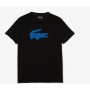 Lacoste SPORT Erkek Regular Fit Bisiklet Yaka Baskılı Siyah T-Shirt TH2042 - 985