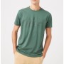 Lacoste Erkek Slim Fit Bisiklet Yaka Baskılı Yeşil T-Shirt TH2303.03Y