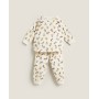 Zara Disney Mıckey Mouse Jersey Bej Pijama Takımı