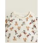 Zara Disney Mıckey Mouse Jersey Bej Pijama Takımı
