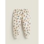 Zara Disney Mıckey Mouse Jersey Bej Pijama Takımı