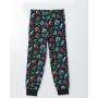 LCW Kids Bisiklet Yaka Baskılı Uzun Kollu Erkek Çocuk Pijama Takımı W2BA85Z4