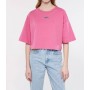 Mavi Logo Baskılı Pembe Crop Tişört 1611585-84670