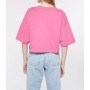 Mavi Logo Baskılı Pembe Crop Tişört 1611585-84670
