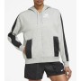 Nike DD5671-063 Kapüşonlu Standart Kalıp Açık Gri - Beyaz - Siyah Kadın Fermuarlı Sweatshirt