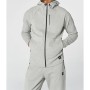 Hummel Gri Erkek Zip Ceket 921647-2006 hmlT-MT INTERVAL ZIP HO