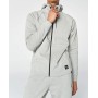 Hummel Gri Erkek Zip Ceket 921647-2006 hmlT-MT INTERVAL ZIP HO