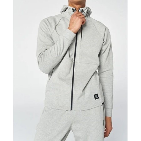 Hummel Gri Erkek Zip Ceket 921647-2006 hmlT-MT INTERVAL ZIP HO