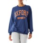 Fullamoda Oxford Baskılı Bisiklet Yaka Sweatshirt 23KGB890167798