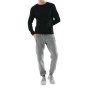 Fullamoda Erkek Basic Fitilli Bisiklet Yaka Sweatshirt 23KERK890175002