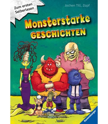Monsterstarke Geschichten: Zum ersten Selberlesen (Erstleser) Ciltli Kapak