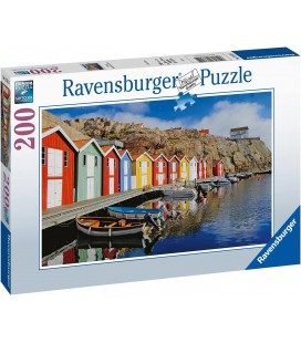 Ravensburger Scandinavian Harbourside 200 Piece Jigsaw Puzzle for Adults & Kids Age 10 Years Up – Sweden