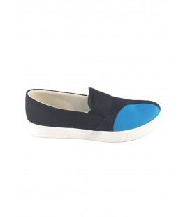 Detailed Women's Shoes Black Blue