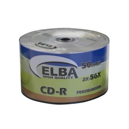 Elba Printable CD-R 700Mb 80dk 56x 10'lu Shrink Boş CD