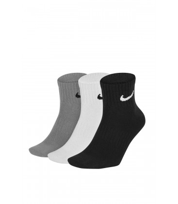 Nike Unisex Siyah Everday Lightweight Antrenman Bilek 3’lü Çorap Sx7677-901 - Lg SX7677-901