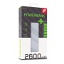 Petrix 2600 mAh portable charger - PFPB2200