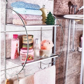 Metalife Banyo Havlu Rafı - Krom