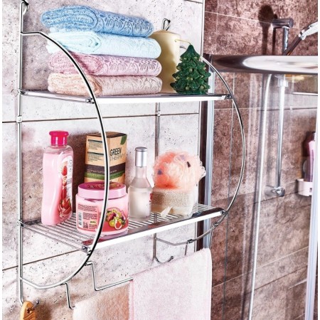 Metalife Banyo Havlu Rafı - Krom