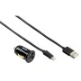 Hama HM.102095 7 iPhone Car Chargers, usbs 2000mA, Black