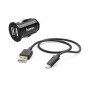 Hama HM.102095 7 iPhone Car Chargers, usbs 2000mA, Black