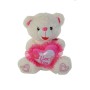 Peluş 50 cm Kalpli I Love You Yazılı Krem Ayı