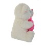 Peluş 50 cm Kalpli I Love You Yazılı Krem Ayı
