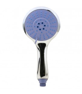 Duş Seti Lüx Banyo Duş Başlığı Seti Telefonu Fiskiyesi Yuvarlak Başlık Metal Hortum