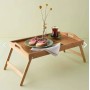 BALSA Bambu Katlanır Ayaklı Tepsi & Keyif Tepsisi & Sunum Tepsisi 50x30cm