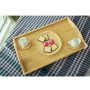 BALSA Bambu Katlanır Ayaklı Tepsi & Keyif Tepsisi & Sunum Tepsisi 50x30cm