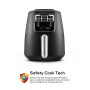 Karaca Air Pro Cook XL 2 in 1 Konuşan Airfryer Black Chrome