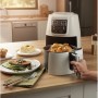 Karaca Air Pro Cook XL 2 in 1 Konuşan Airfryer Black Chrome