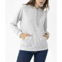 Şimal Kadın Kanguru Cepli Kapüşonlu Sweatshirt Gri