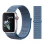 Apple Watch Cırtlı Saat Kordonu Mavi 42-44-45mm