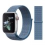 Apple Watch Cırtlı Saat Kordonu Mavi 42-44-45mm