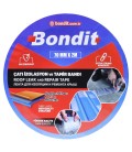 Bondit Çatı İzolasyon Ses Su Yalıtım Tamir Bandı Çamur Bant Gri 70 MM x 2 Mt