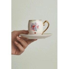 Karaca Floral 2 Kişilik Kahve Fincanı Takımı