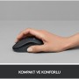 Logitech M220 Sessiz Kompakt Kablosuz Mouse - Siyah