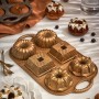 Emsan Griss One Six 6'lı Döküm Kek Kalıbı Gold - Gri 600.15.01.1864